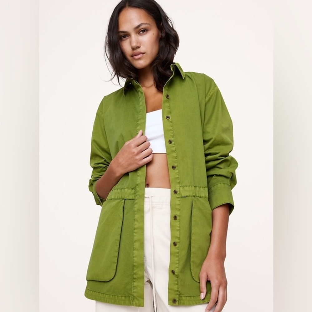 Banana Republic Olive Green Utility Tunic Jacket
